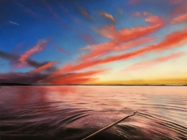 SUNSET OVER THE BAY