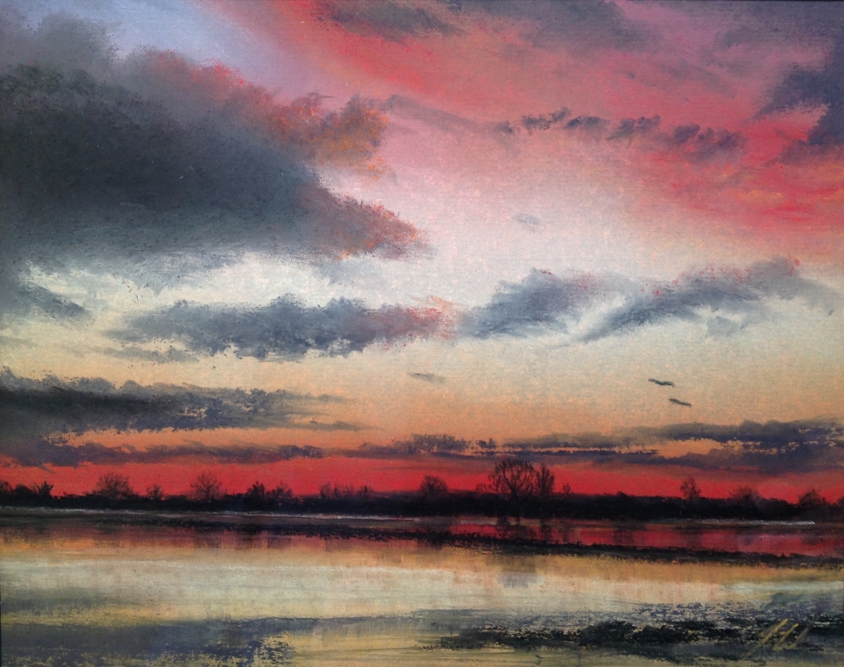 SUNSET OVER THE LEVELS
