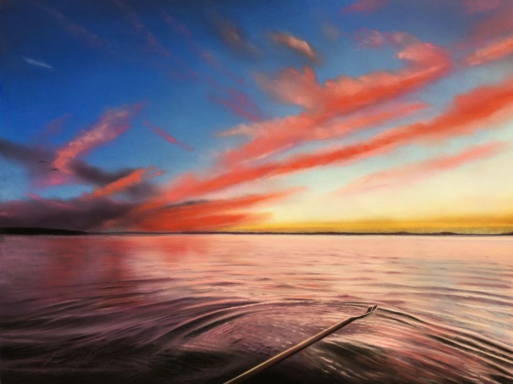 SUNSET OVER THE BAY